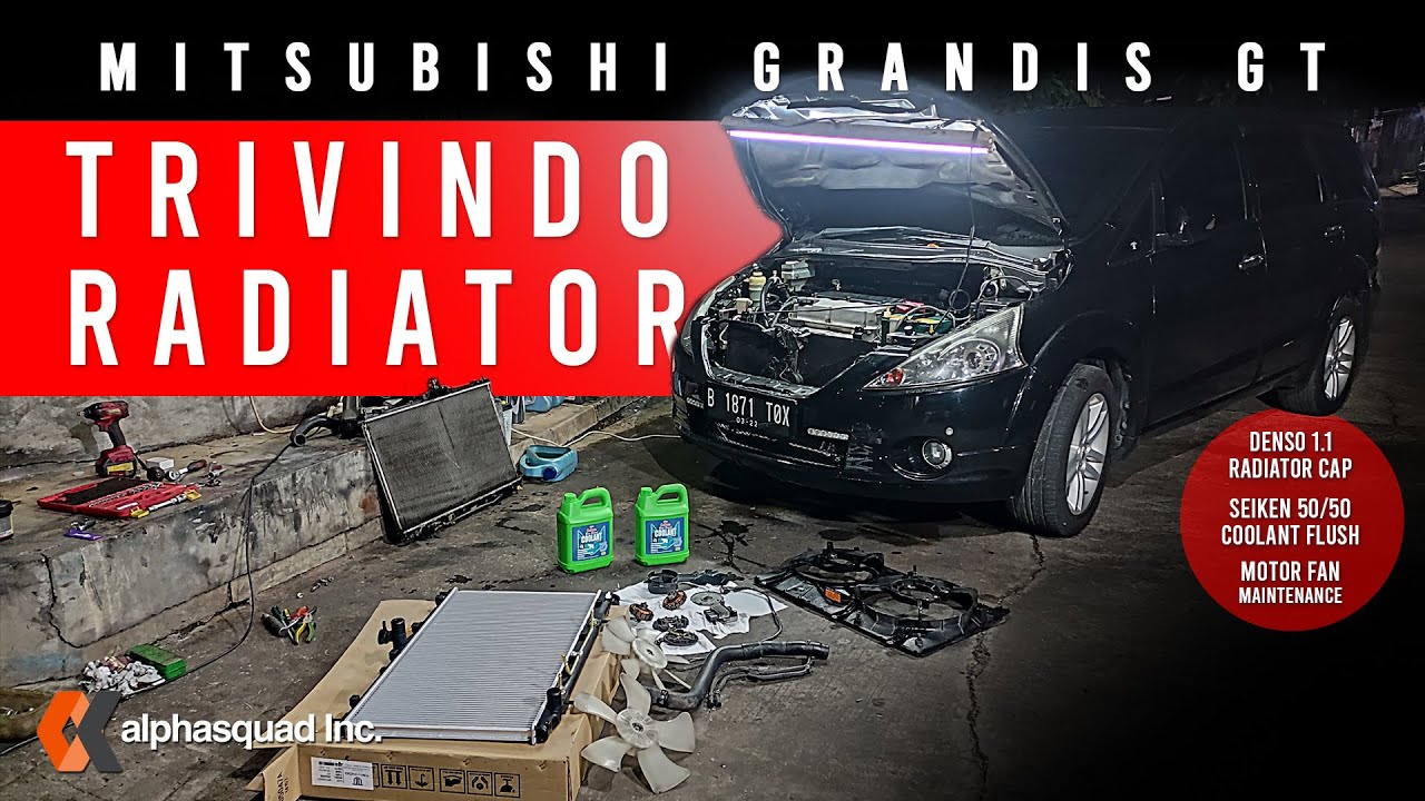 Trivindo Radiator Install - Mitsubishi Grandis GT / 4g69 / NA4W / Cooling Problem