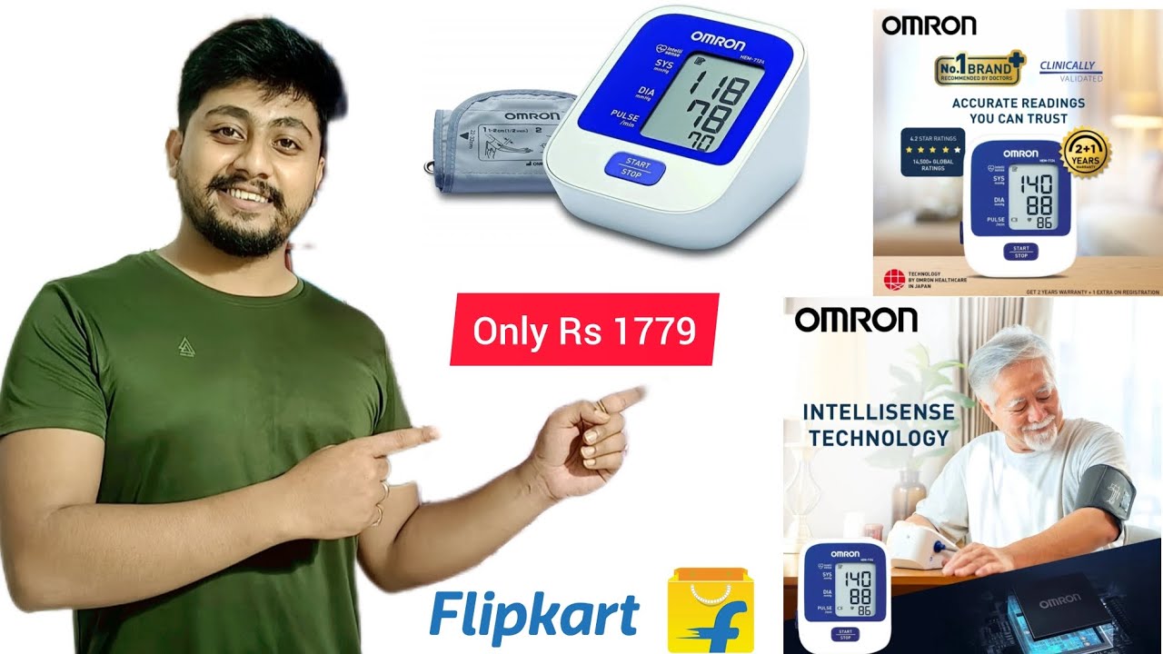 Review of New Omron Pressure Meter... #electronic #flipkart #subscribe #youtubeshorts #share #like 