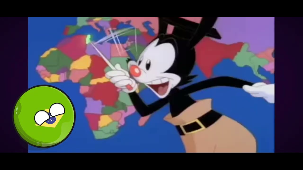 Brasil Reage e Corrige as Nações do Mundo de Yakko Warner (meu primeiro vídeo de Country Balls)