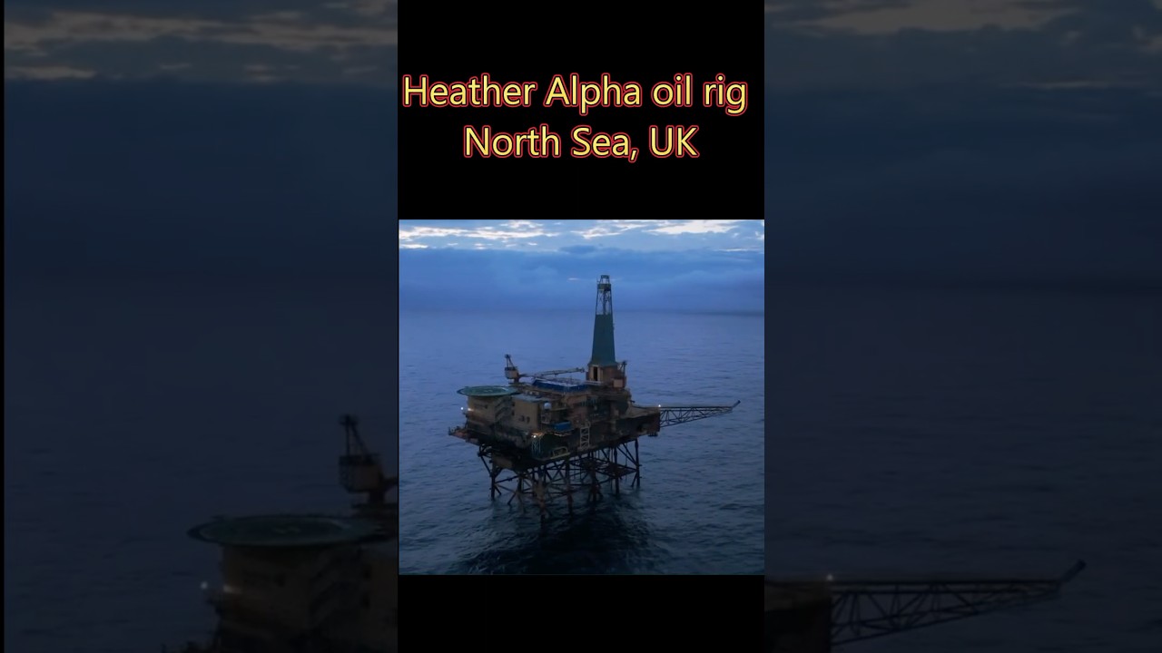Heather Alpha Topsides Removal #northsea #oil #offshore