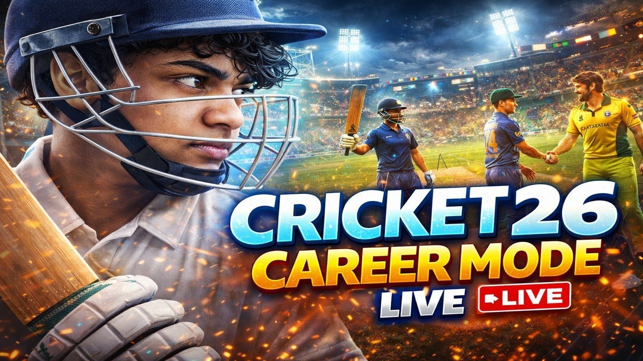 “From Rookie to Legend 🏏 Career Mode LIVE”