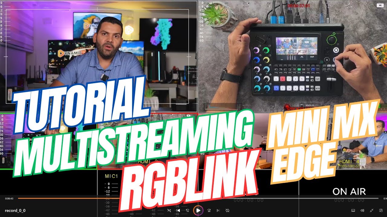 Tutorial configuracion Multistreaming en Mixer RGBlink Mini MX y RGBlink Mini Edge