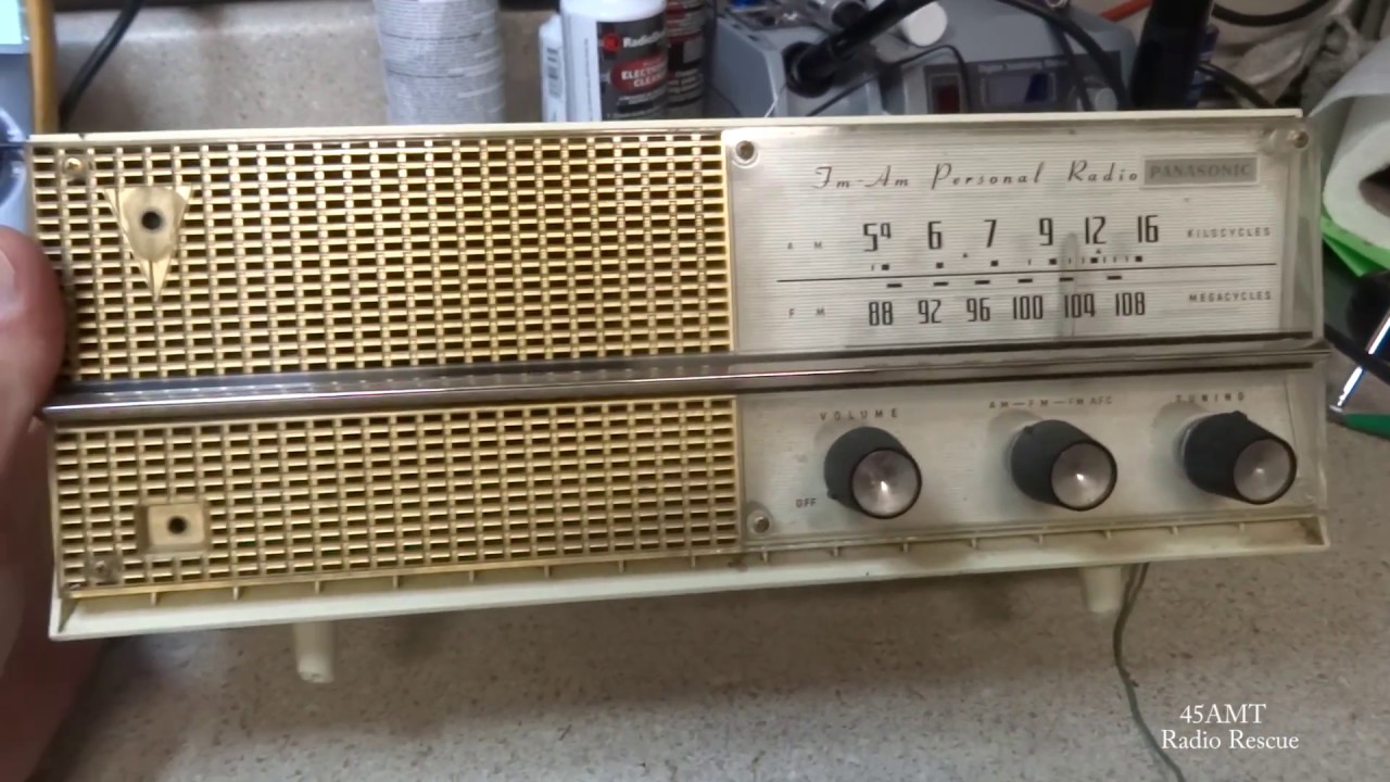 Repair Of A 1963 Panasonic Model 748 AM/FM Tube Radio