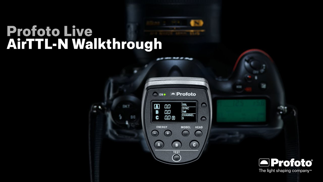 Profoto Live - AirTTL-N walkthrough