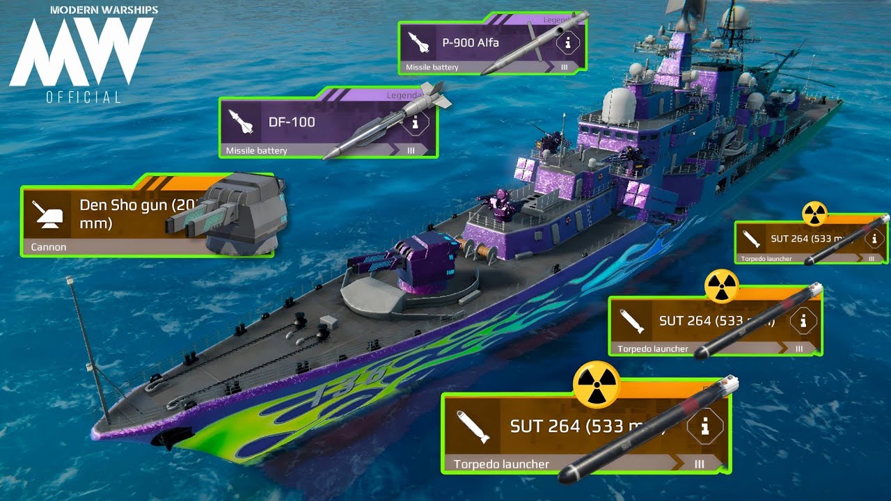 Hangzhou & SUT 264 Nuclear Torpedo ☢️ with brutal build 🔥- Modern Warships