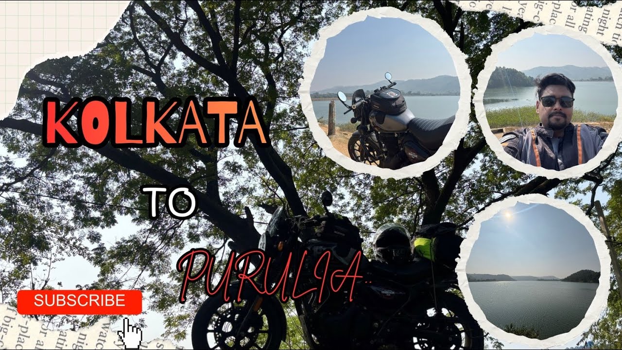 Kolkata ➡️ Purulia | Day 1 | Two wheels, one soul, and endless horizons.