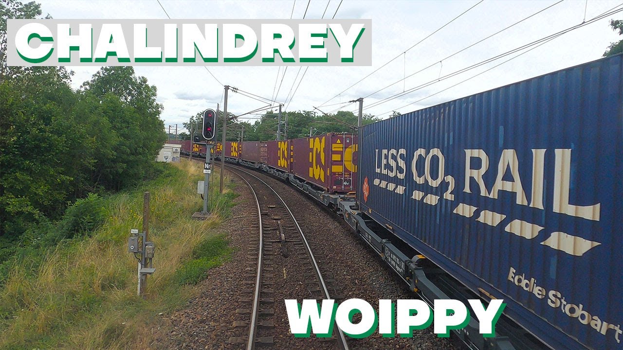 Cabride de CHALINDREY à WOIPPY sur la ligne 15 avec une AUTOROUTE FERROVIAIRE