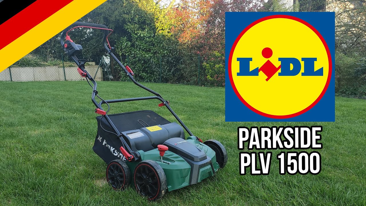 PARKSIDE  2-in-1 Elektro Vertikutierer / Lüfter  PLV 1500 50 l Fangsackvolumen Lidl