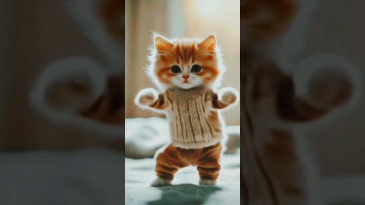 🐾😻Cute Kitten Dance🕺😸😻
