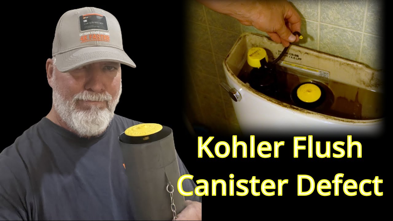 Унитаз Kohler не смывает? Сломан жёлтый диск — ремонт за 10 долларов (сантехник не нужен)