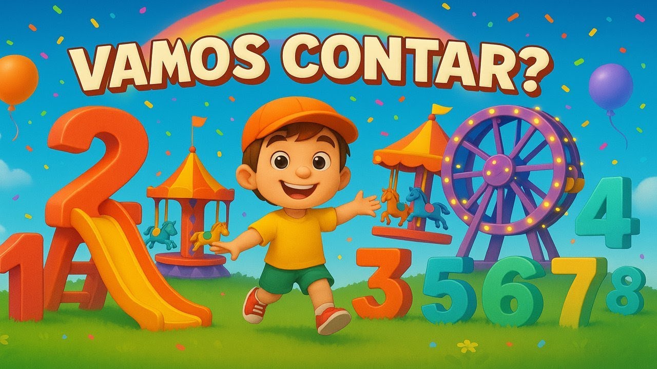 🎵 Contando de 1 a 10 | M&uacute;sica Divertida dos N&uacute;meros | Aprenda Brincando!