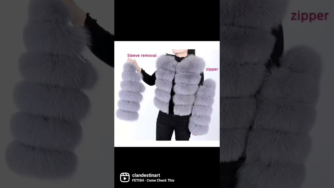 #natural fox fur #coat🦊, #fashionable, for #women, winter, warm Search code on #AliExpress: AL2JS6R