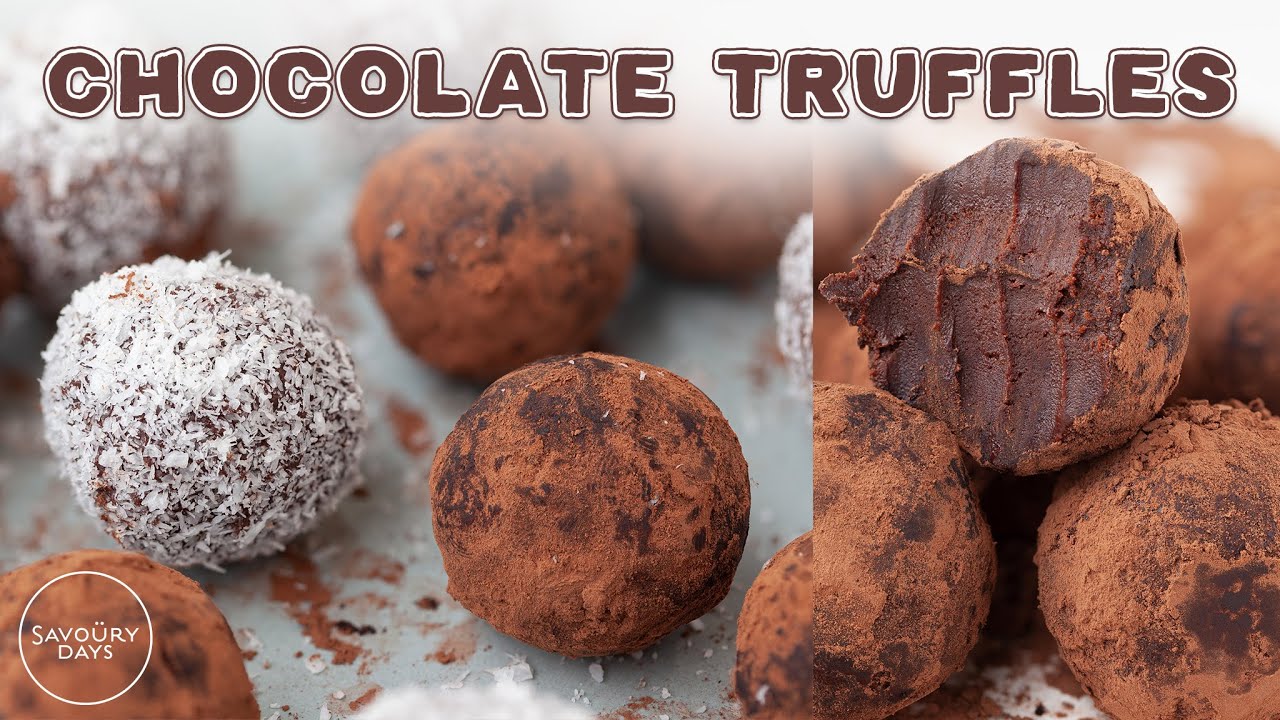 [4K] BELGIAN CHOCOLATE TRUFFLE RECIPE - C&aacute;ch l&agrave;m Socola Truffle kiểu Bỉ