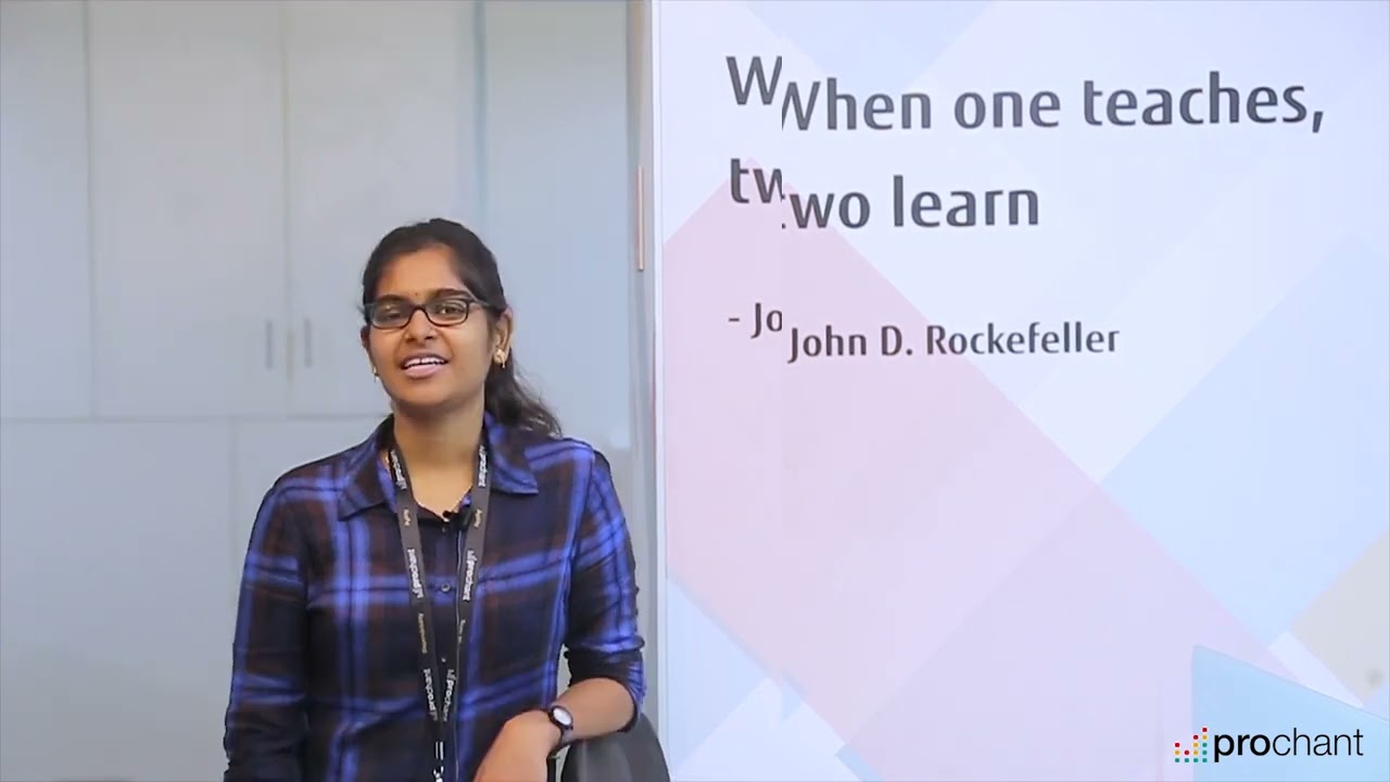 Meaningful Work | Karthika sharing her experience at Prochant India