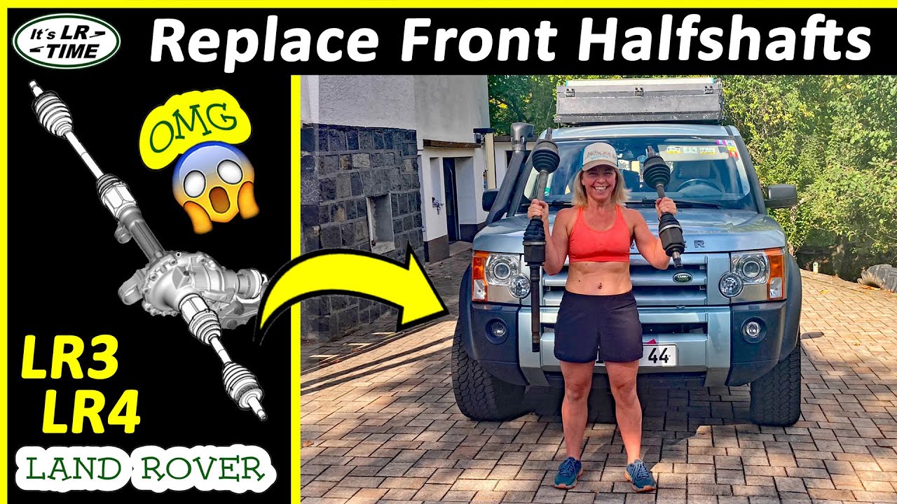 How to replace Halfshafts on a SUV - Land Rover Discovery 3 / 4
