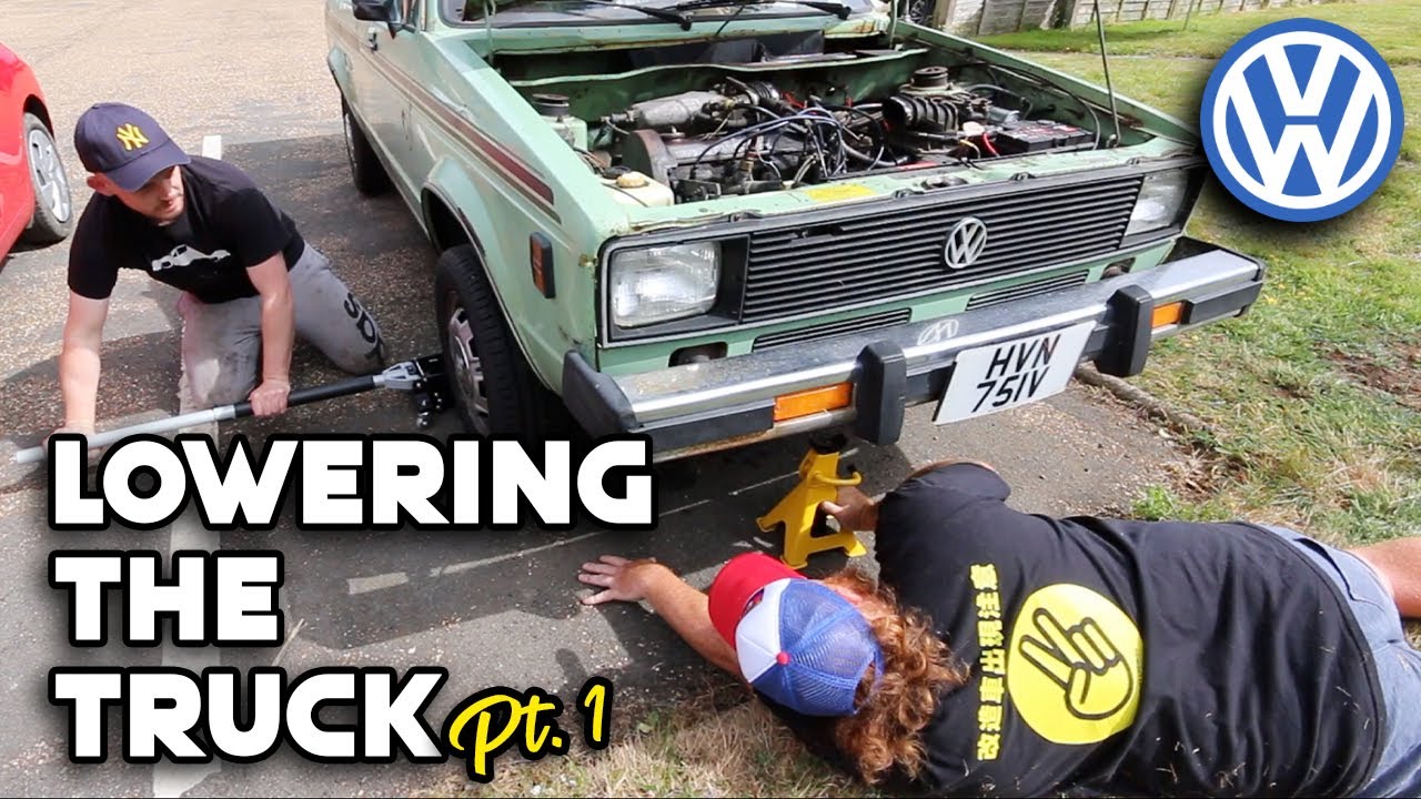 Опускание грузовика ** ЧАСТЬ 1 ** Пикап VW Rabbit