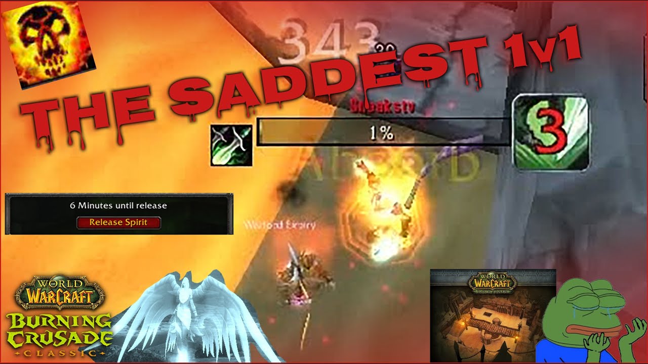 The Saddest 1v1 (Full Tilt) | TBC Classic Arena PvP Shadow Priest/Rogue