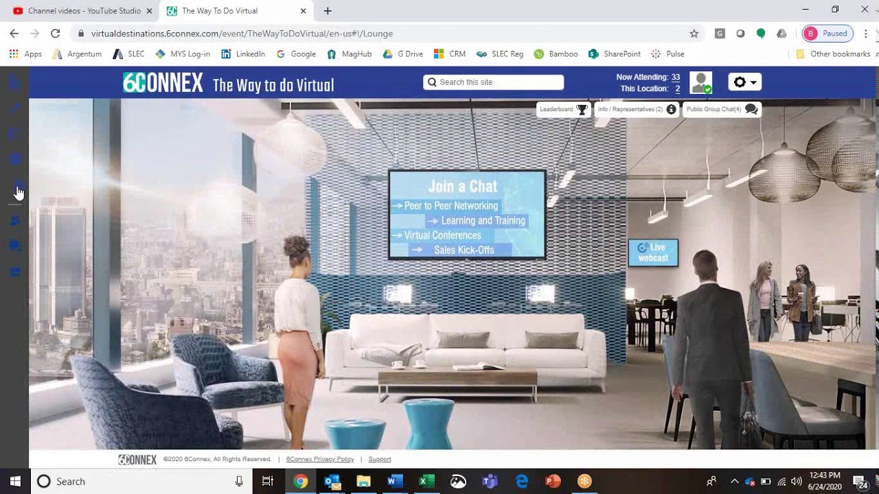 Demo of the overall virtual platform functionality for Argentum.