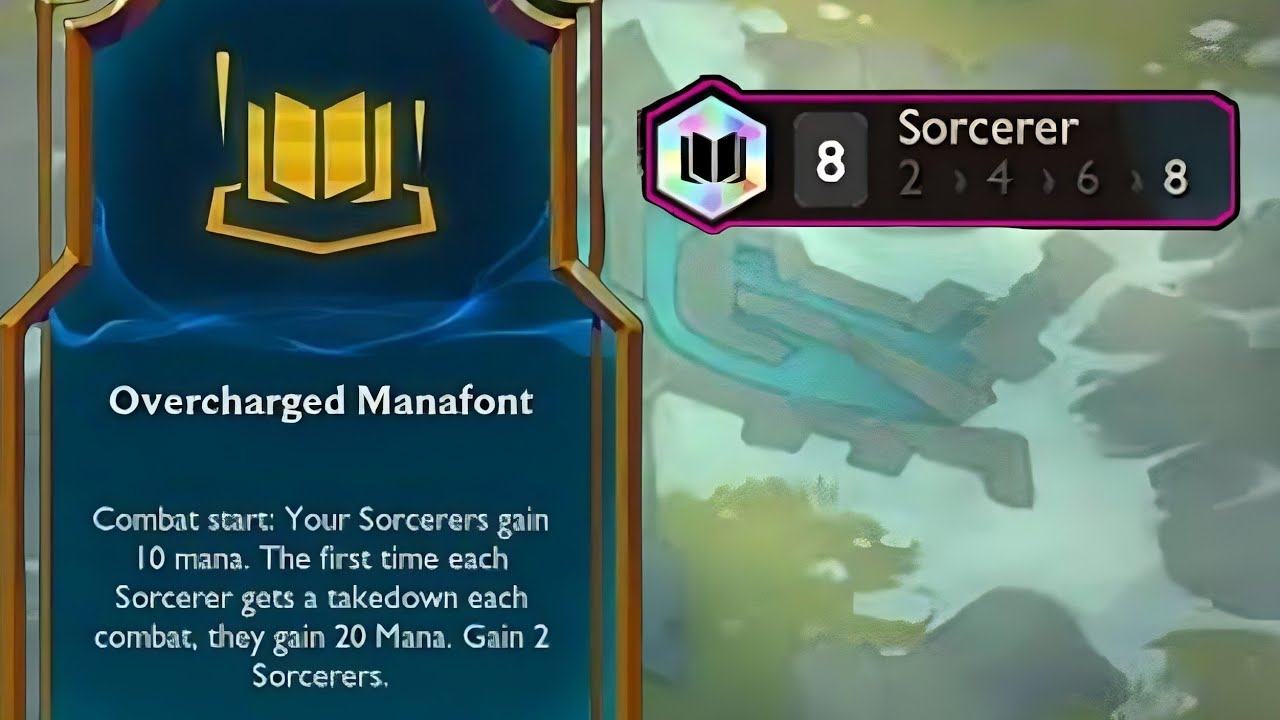 Unleash Unlimited Magic! Overcharged Manafont 8 Sorcerers TFT Set