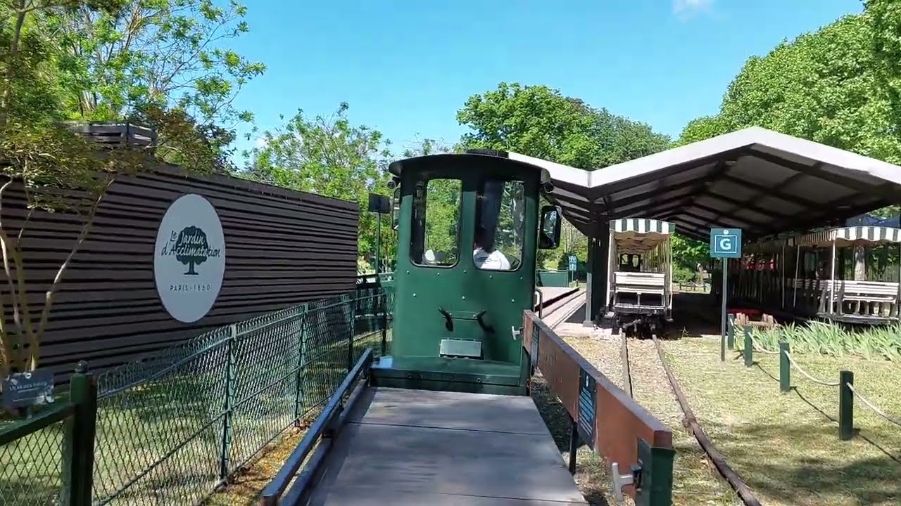 Park Train Ride Le Petit Train du Jardin d’Acclimatation 2022 POV Onride