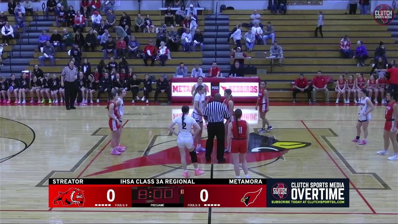 Metamora vs. Streator girls high school basketball first half