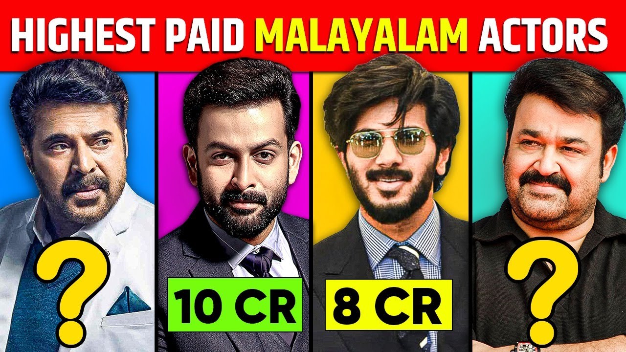 Top 10 Higest paid Malayalam actors in Hindi (2024)