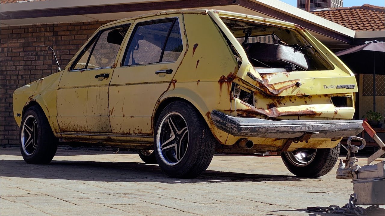 Custom MK1 Golf rear disc brake conversion!