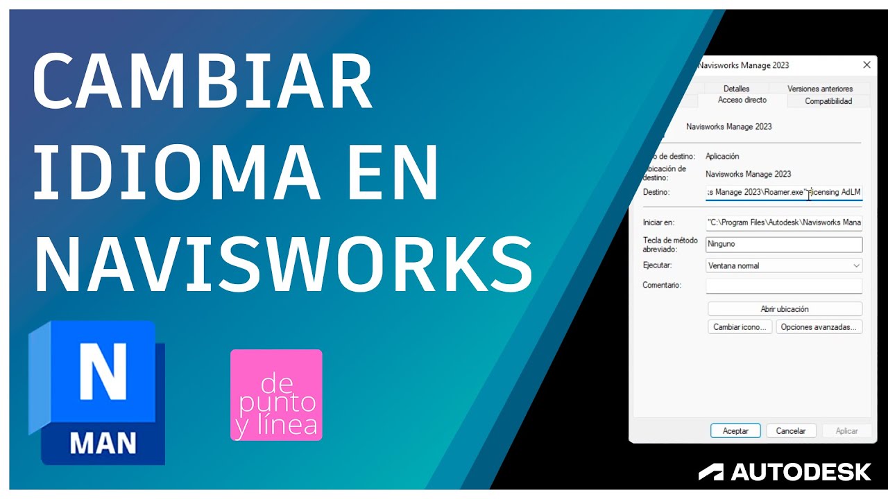 Como cambiar el idioma en Autodesk Navisworks - *No requiere reinstalar