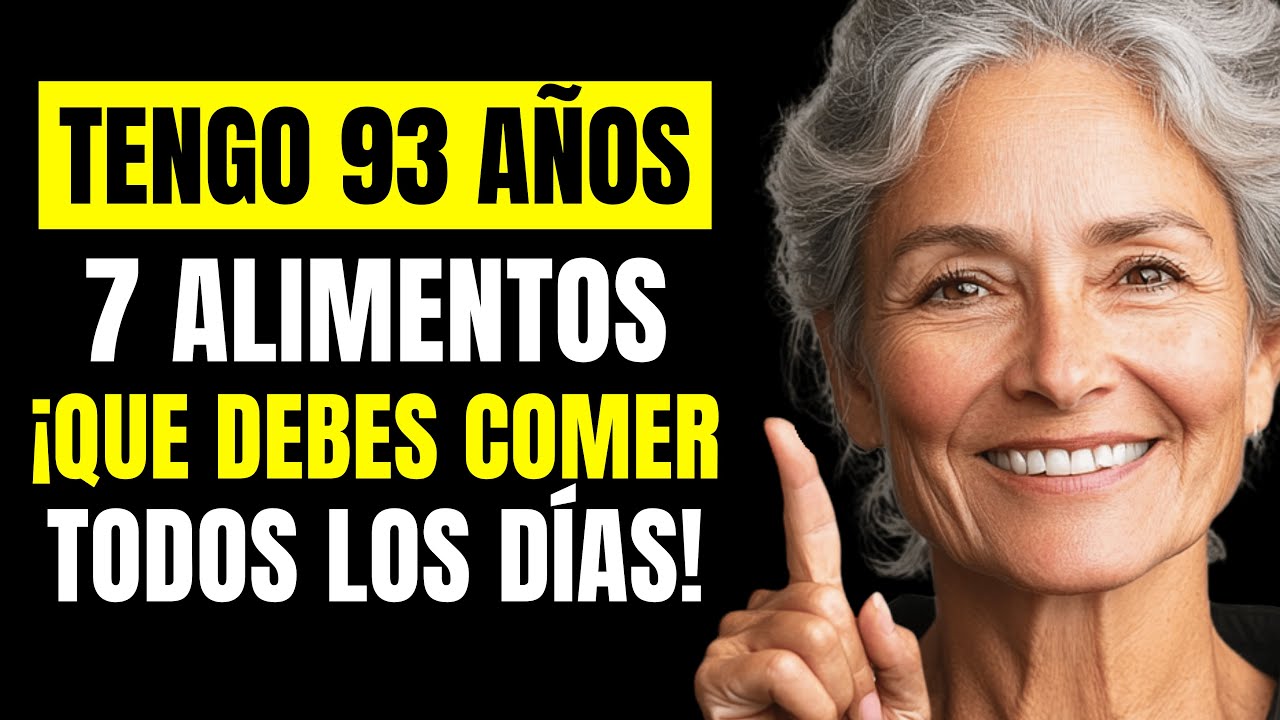 7 ALIMENTOS que DETIENEN el ENVEJECIMIENTO y TE HACEN VIVIR MÁS | Salud