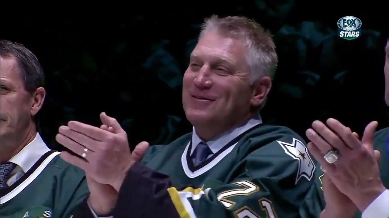 NHL   Mar.08/2014   Modano Retirement Ceremony