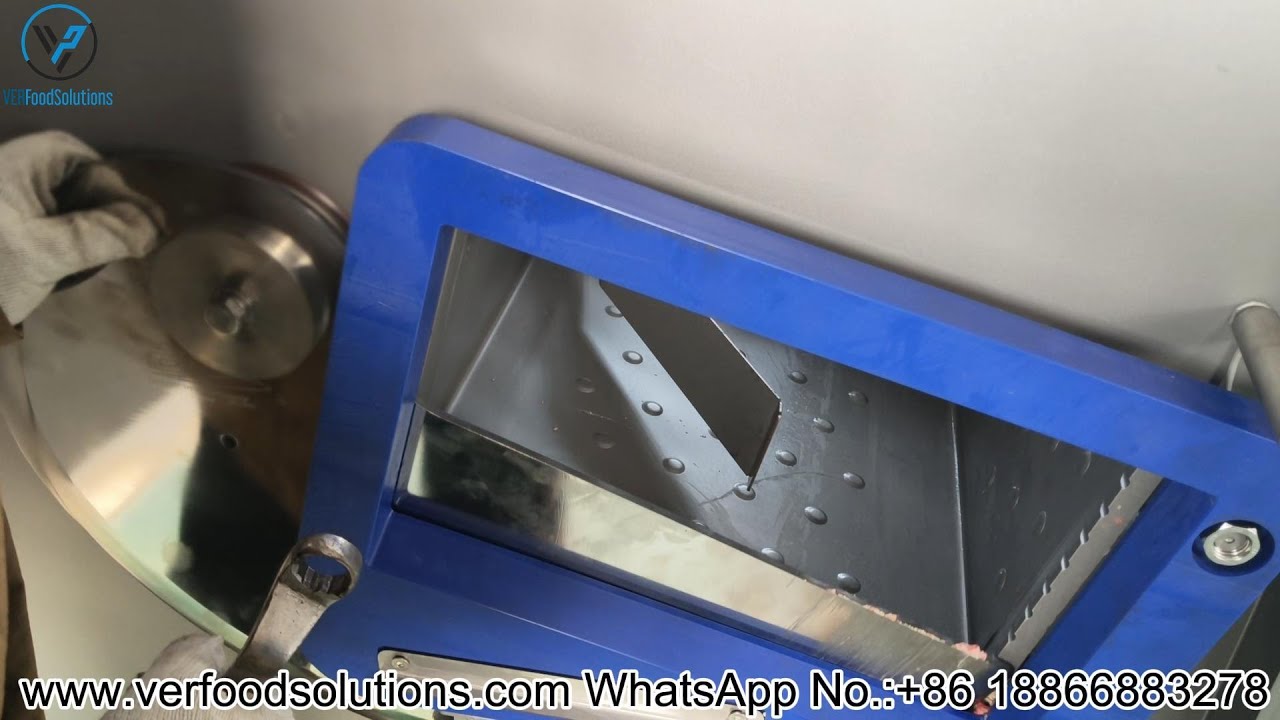 VERFOODSOLUTIONS Step Guide How To Replace Bacon Chop Slicer Machine Blade