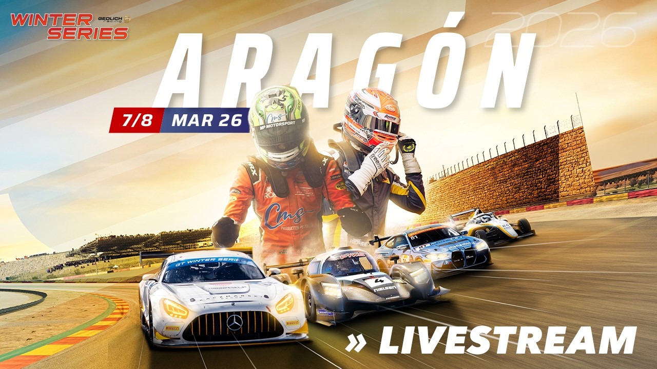 LIVE: GT Winter Series GT3, GT4, Formula, Porsche, Ferrari, Lamborghini - Aragón | Round 5 Sunday