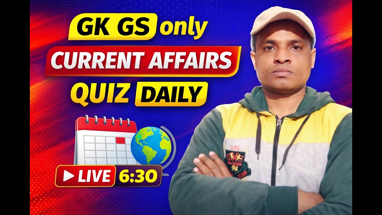 Only current affair quiz question live 6:30