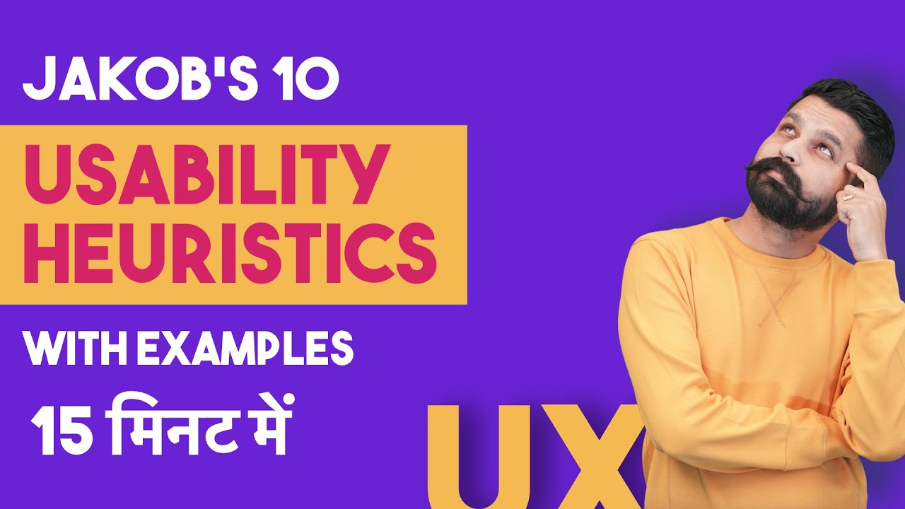 Usability Heuristics by Jakob Nielsen Usability testing ux design by graphics guruji