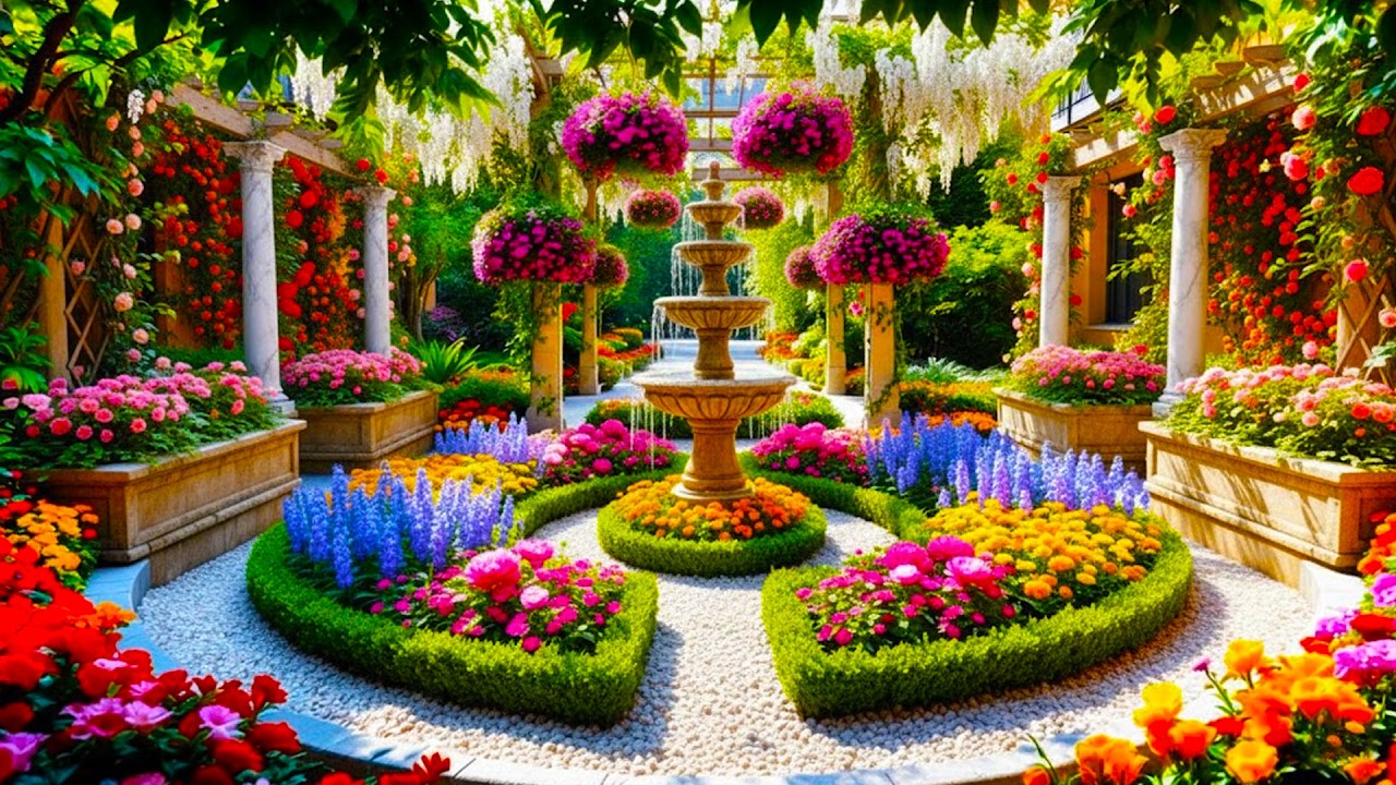 Dreams Come True: A Tour of the Garden Filled with Blooming Flowers!