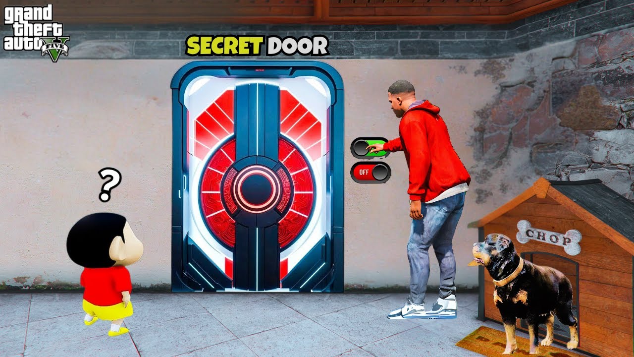 Franklin Found a secret door in Side Franklin House in GTA 5