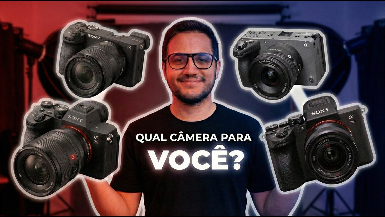 NÃO ERRE na Escolha! QUAL CÂMERA SONY COMPRAR EM 2026?