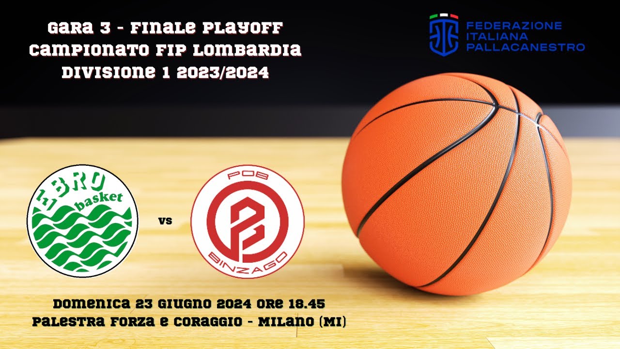 Ebro Basket Milano vs POB Binzago 2017