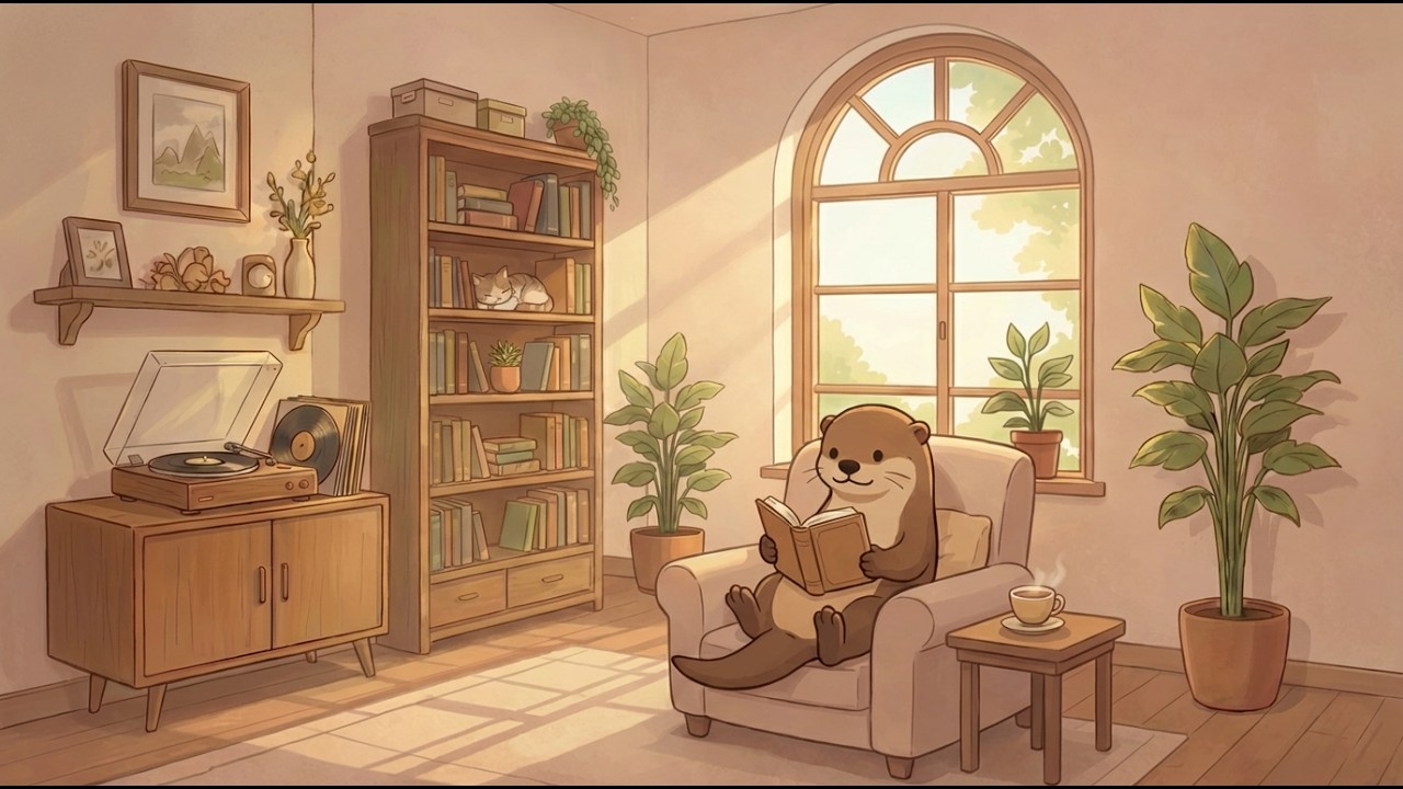 Cozy Lounge with an Otter 🦦 | LoFi Study & Relax Beats [otterly lofi]