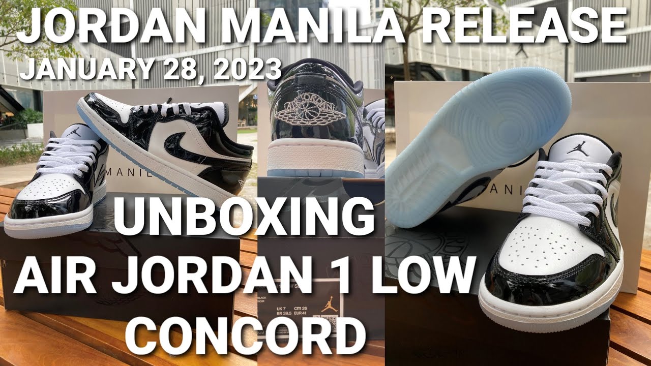 AIR JORDAN 1 LOW CONCORD PANDA SE Unboxing Air Jordan 11 Special Edition Jordan Manila Release
