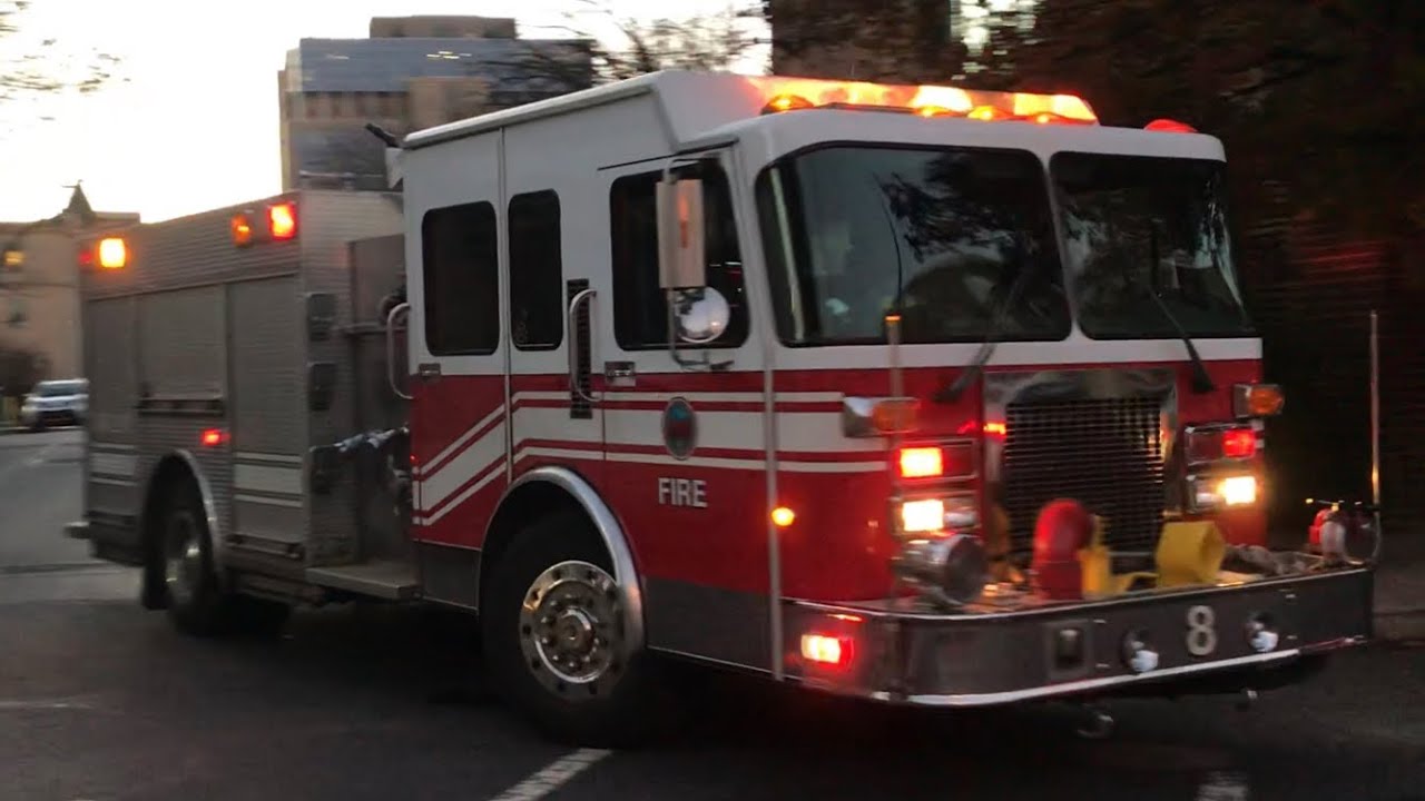 Reading Fire Department Engine 8 Responding