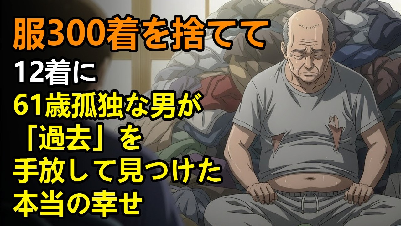 服300着を捨てて12着に。61歳孤独な男が「過去」を手放して見つけた本当の幸せ