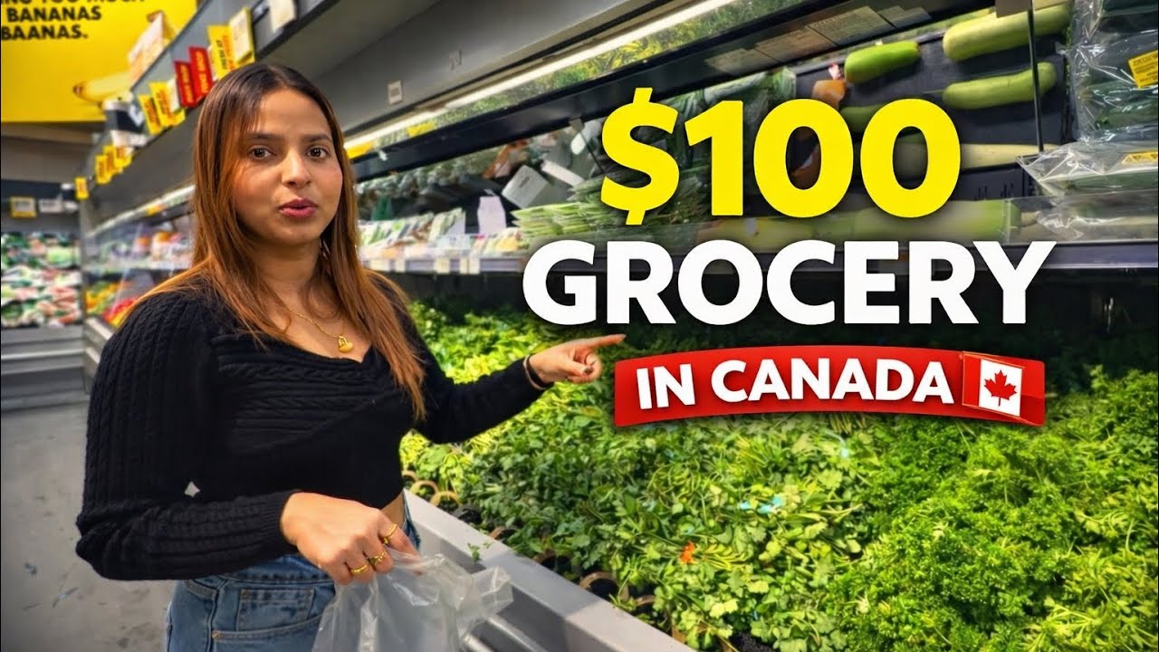 PART 2 | $100 Grocery Shopping in Canada 🇨🇦 | Weekend Vlog #canada #vlogger #newyoutuber #weekend