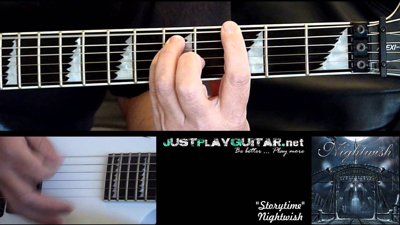 [ NIGHTWISH - Storytime ] How to play part 1/2 [ guitar cover ]