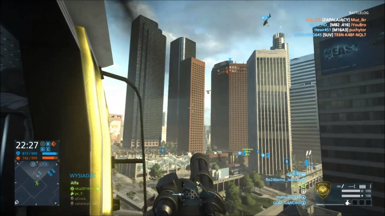 BATTLEFIELD-HARDLINE || CONQUEST LARGE || DOWNTOWN || GOLD K10 || LIVE GAMEPLAY ||