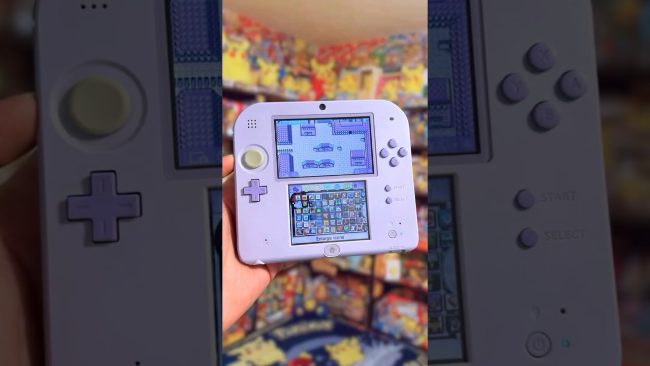 Pok&eacute;mon Games on a Nintendo 2DS! #pokemon #nintendo2ds
