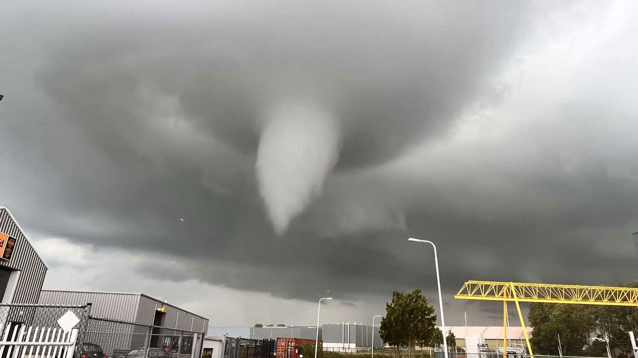 Tornado in Zierikzee, Netherlands - June 27, 2022