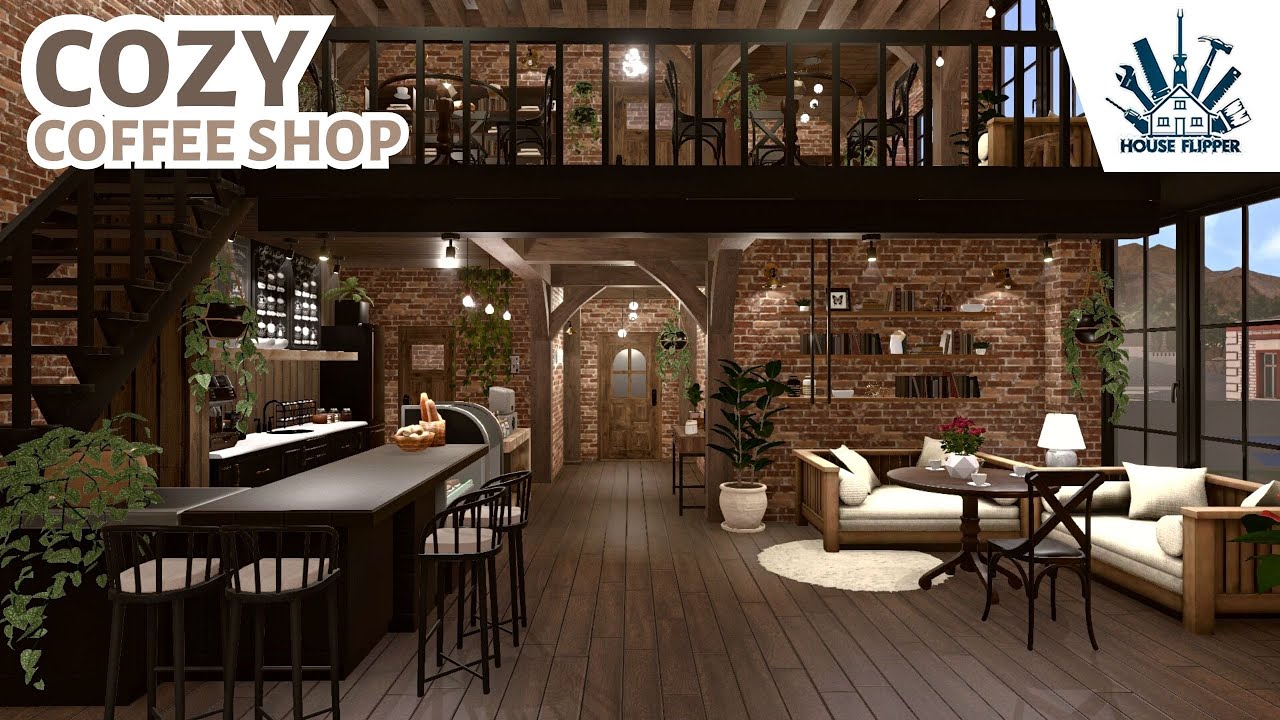 Picturesque Loft | Cozy Coffee Shop | House Flipper | Speed Build