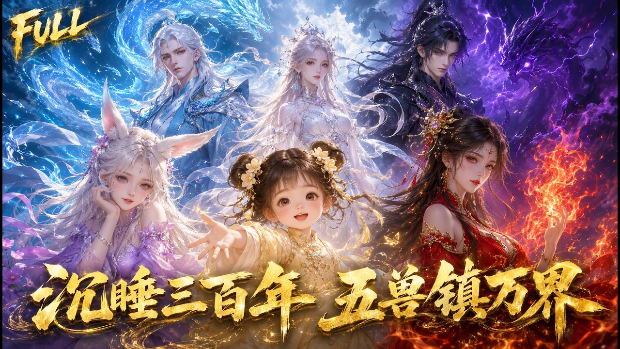 全新爽文修仙动漫来袭！沉睡三百年醒来，随手养的五个小兽全成妖祖！她随手一招，妖皇军团横推全场打脸！#修仙 #动漫
