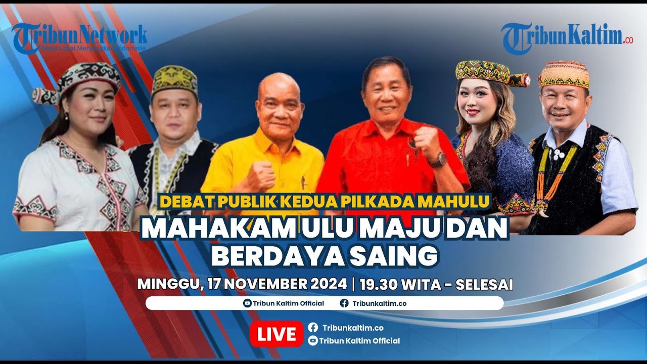 🔴 DEBAT PUBLIK KEDUA CALON BUPATI - WAKIL BUPATI MAHAKAM ULU DI PILKADA 2024